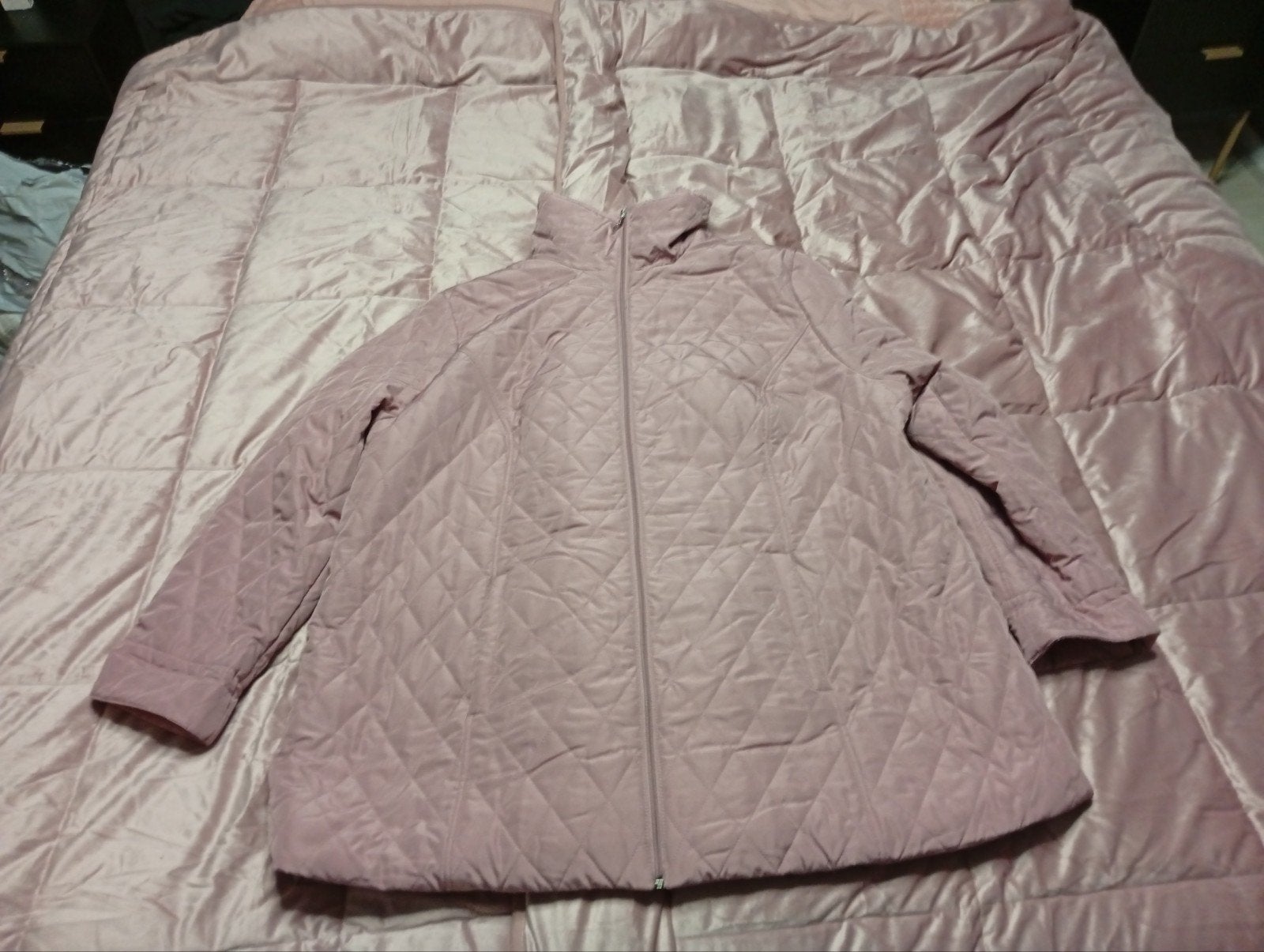 Nieuwe warme winterjas M Collection oudroze maat 54, Kleding | Dames, Jassen | Winter, Maat 46/48 (XL) of groter, Nieuw, M Collection