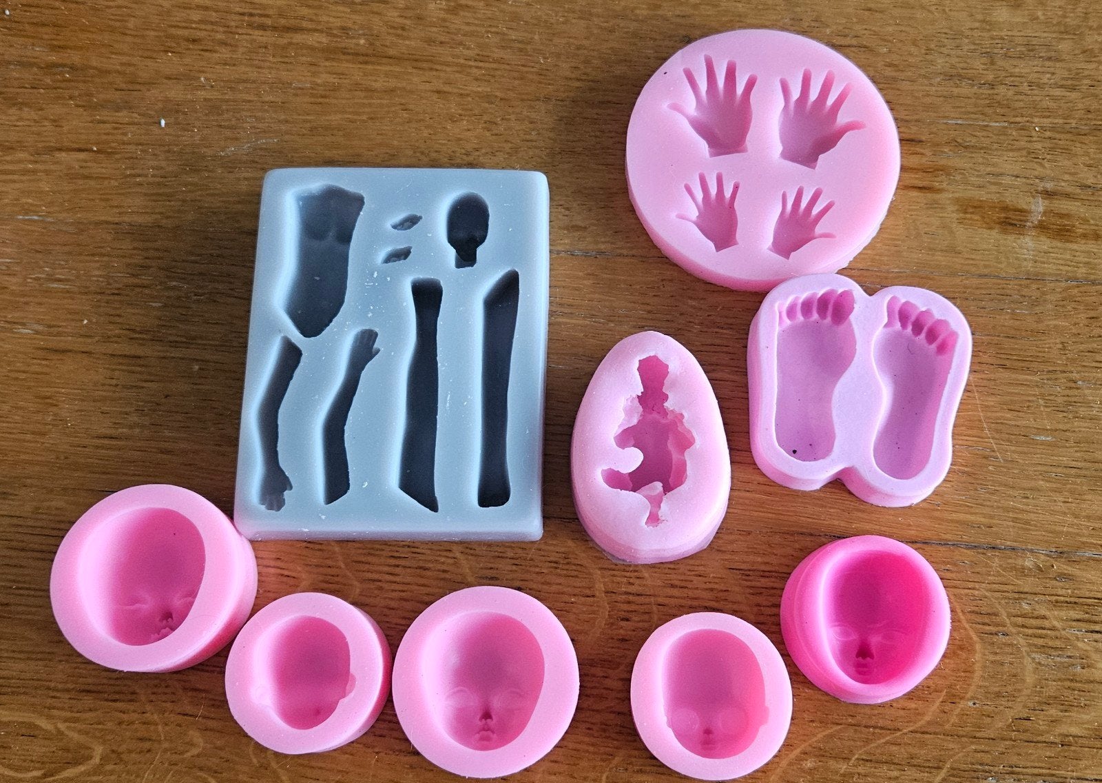 Siliconen mallen voor het maken van (baby)poppen, Ophalen of Verzenden