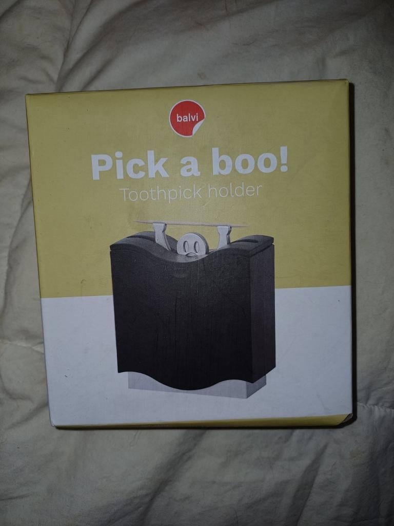 Balvi Pick a Boo! Tandenstokerhouder - Nieuw in doos, Overige typen, Kunststof, Nieuw, Ophalen of Verzenden