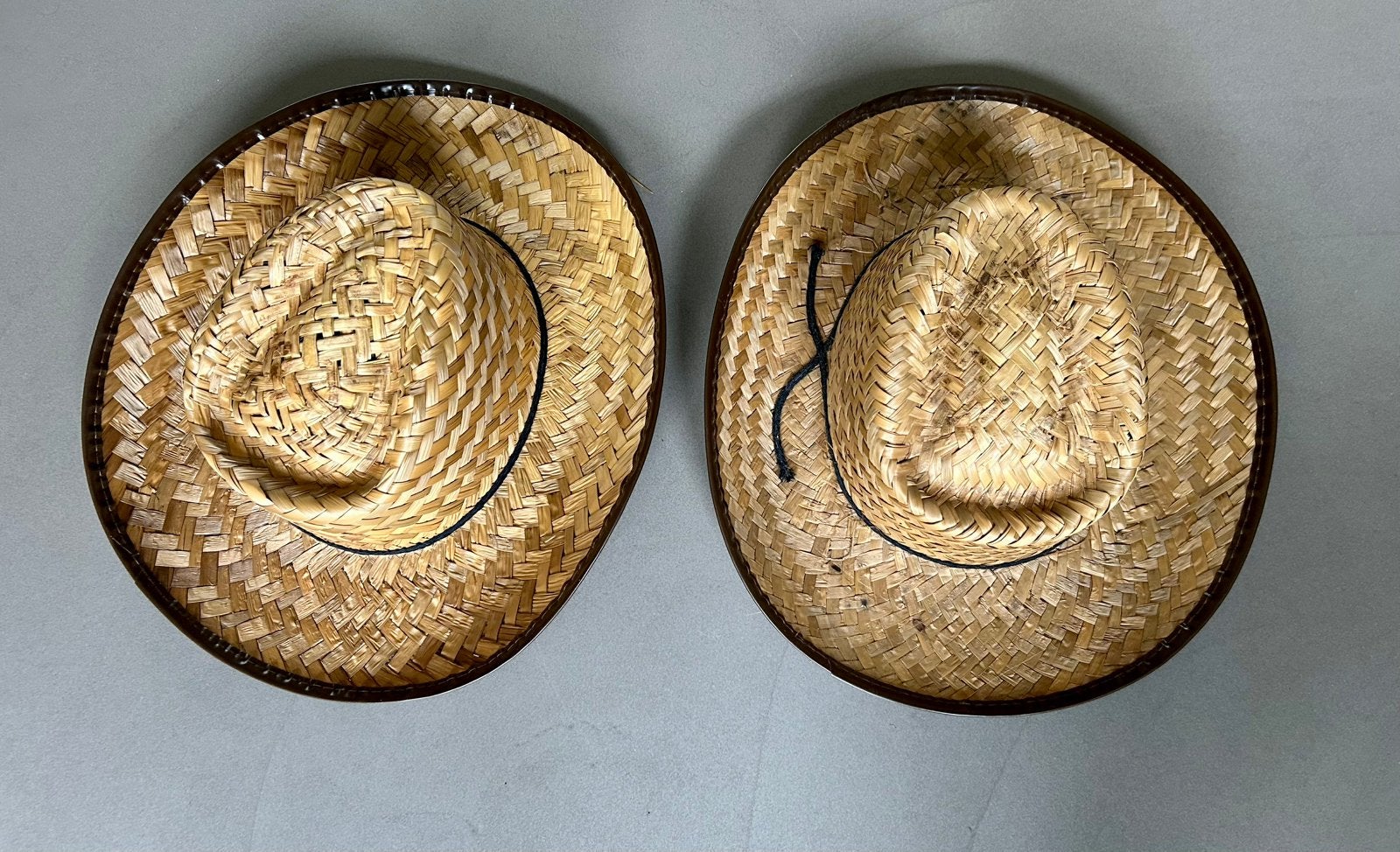 Cowboy hoed 2 stuks stro, Ophalen, Zo goed als nieuw, One size fits all