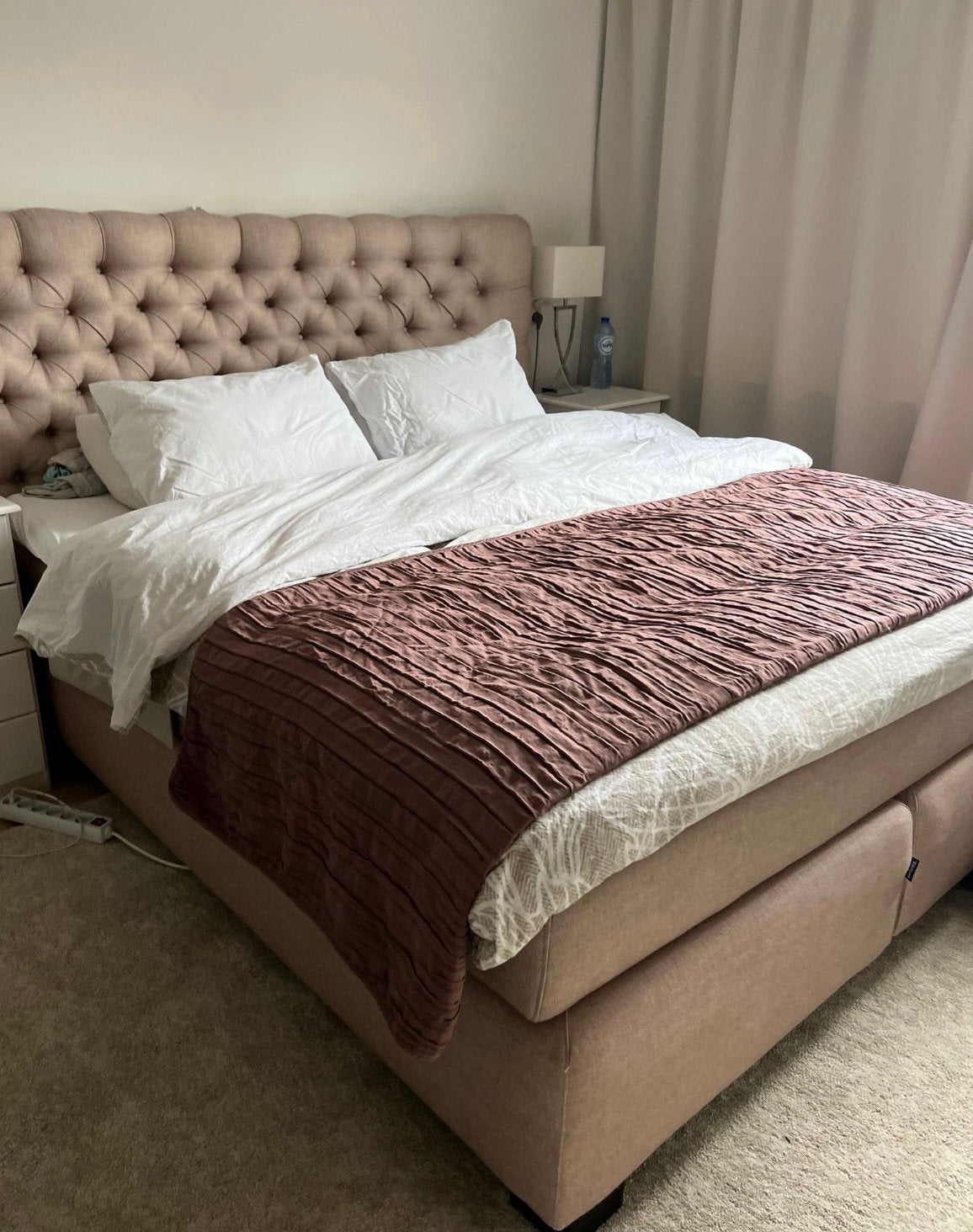 Gratis bed sprei van Ikea, Ophalen, Zo goed als nieuw, Tweepersoons, 180 cm