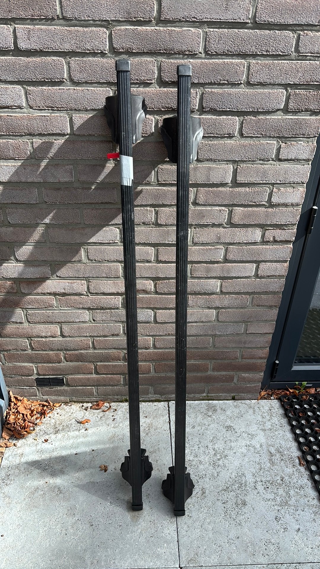 Thule dakdragers voor open rails 90-125 cm, Ophalen, Gebruikt
