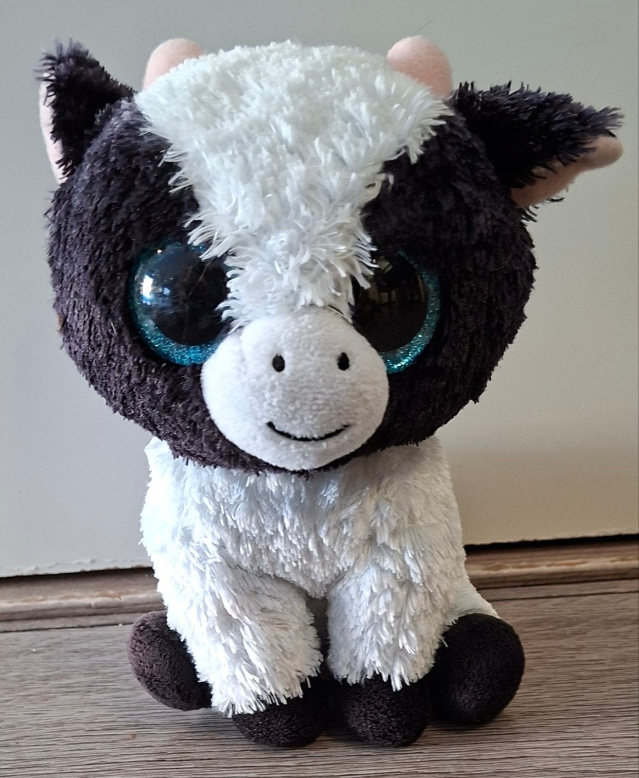 ty beanie boo kalfje 16 cm, Overige karakters, Ophalen of Verzenden, Zo goed als nieuw, Meerkleurig