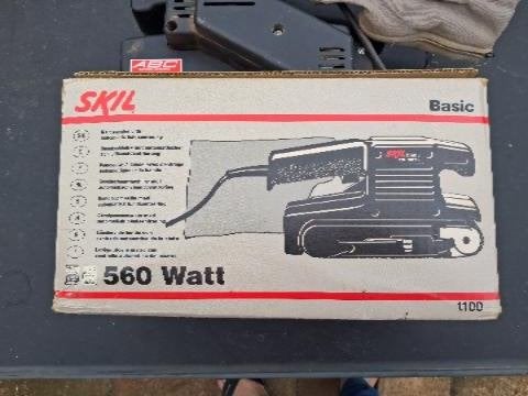 Bandschuurmachine Skil, Doe-het-zelf en Verbouw, Gereedschap | Schuurmachines, Ophalen of Verzenden, Gebruikt, 600 tot 1200 watt