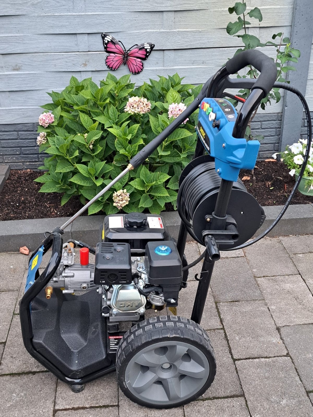 Nieuwe Swedic Benzine Hogedrukreiniger - 7.0HP, Tuin en Terras, Ophalen of Verzenden, Nieuw, Benzine
