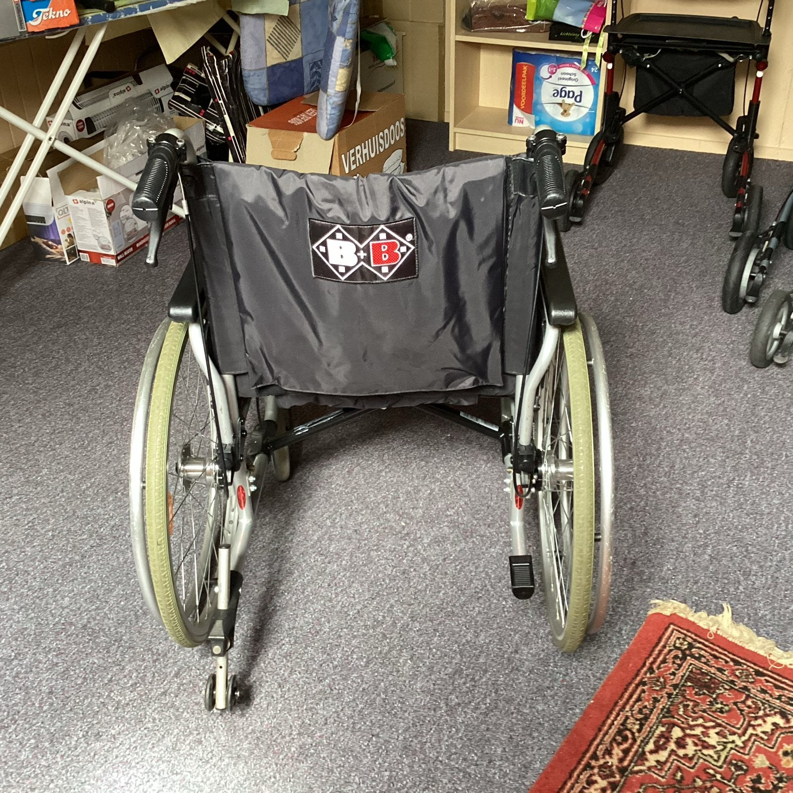 Rolstoel in klapbaar, Ophalen, Inklapbaar, Gebruikt, Duwrolstoel