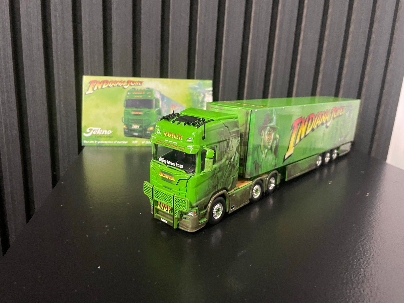 Tekno Scania S660 Indiana Jones, Ophalen of Verzenden, Zo goed als nieuw, Bus of Vrachtwagen