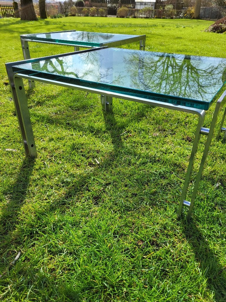2x Metaform M1 bijzettafel 65cm x 60cm, Ophalen, Minder dan 45 cm, Gebruikt, 55 tot 75 cm