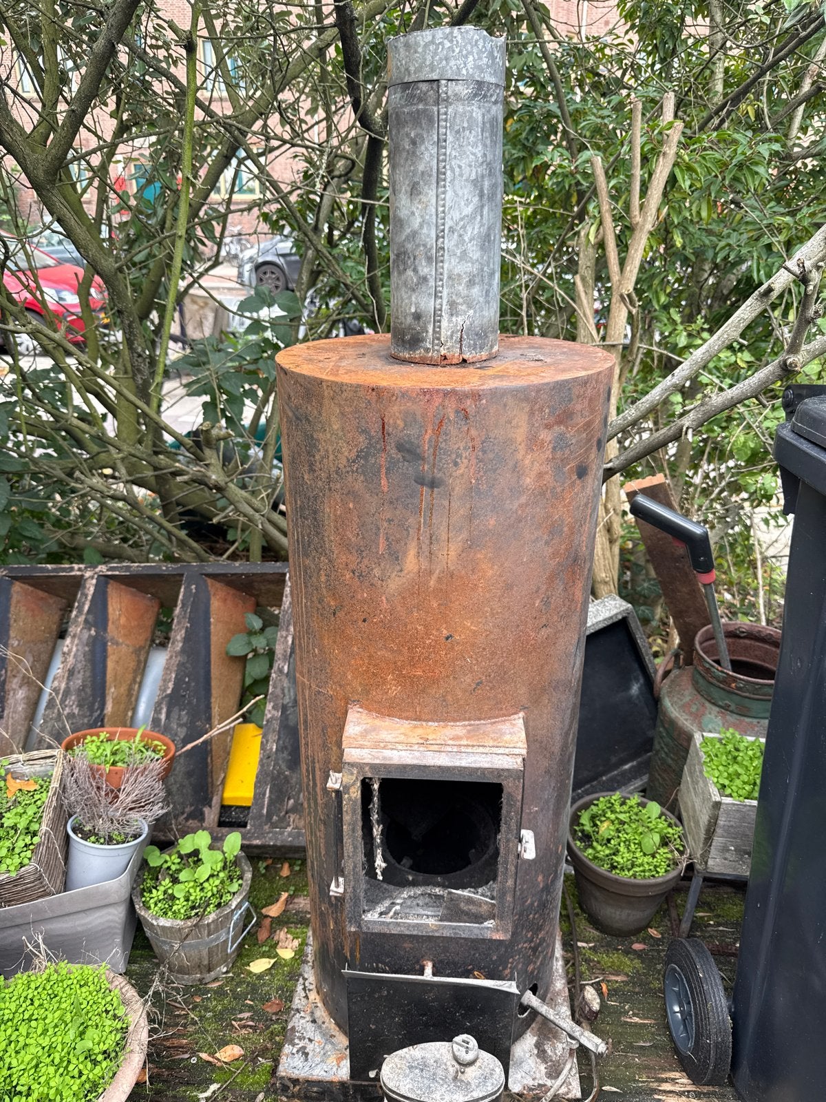 Robuuste Allesbrander voor álle olie  voor Werkplaats/Garage, Huis en Inrichting, Ophalen, Gebruikt, Overige brandstoffen, Vrijstaand
