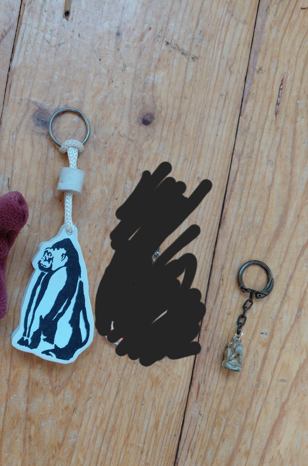 Sleutelhangers aap, aapjes, apen, aapje, gorilla monkey, Ophalen of Verzenden, Gebruikt, Dier of Natuur