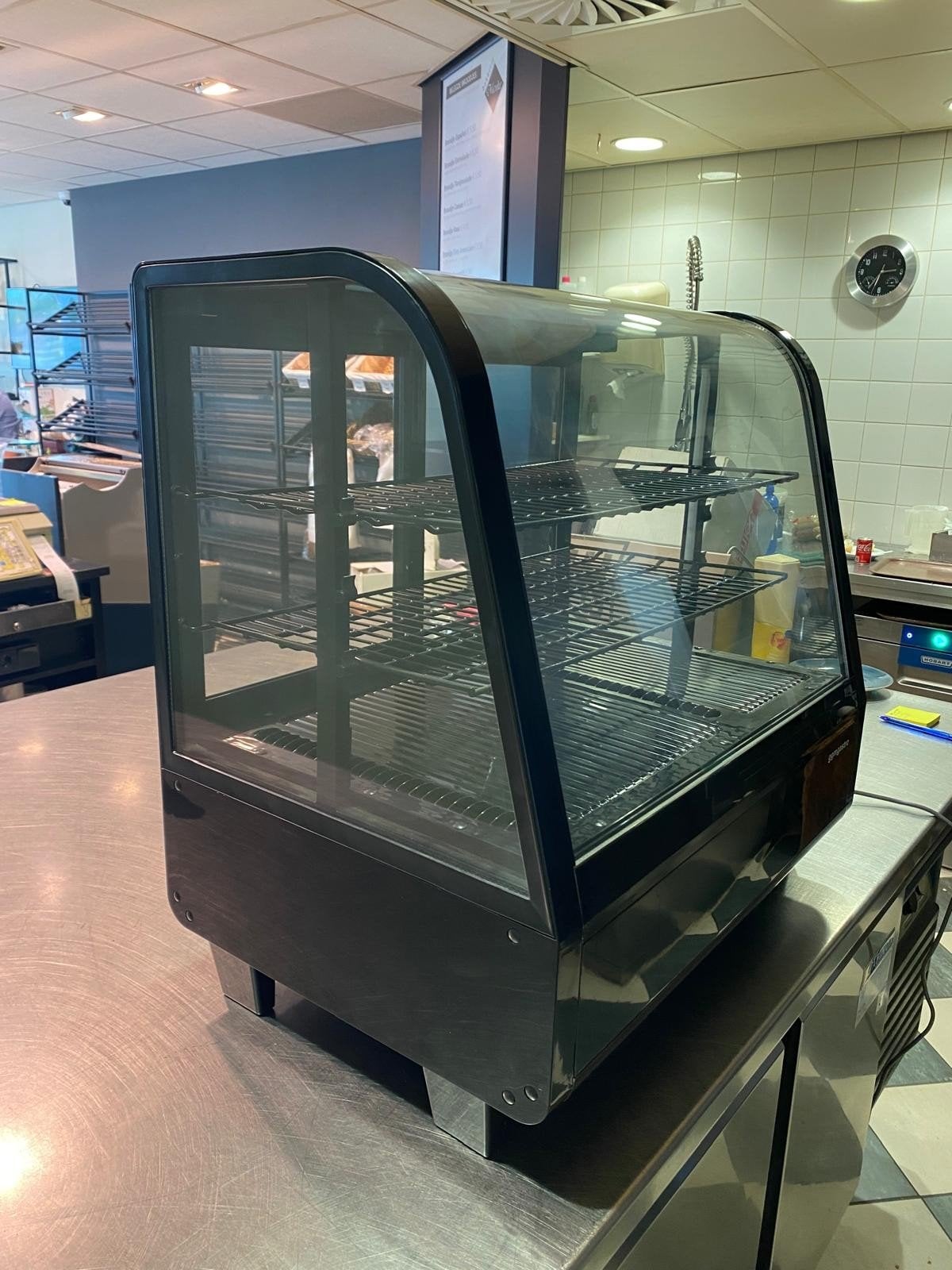GGM Gastro Koelvitrine TKVNR100 - Opzetvitrine voor toonbank, Ophalen