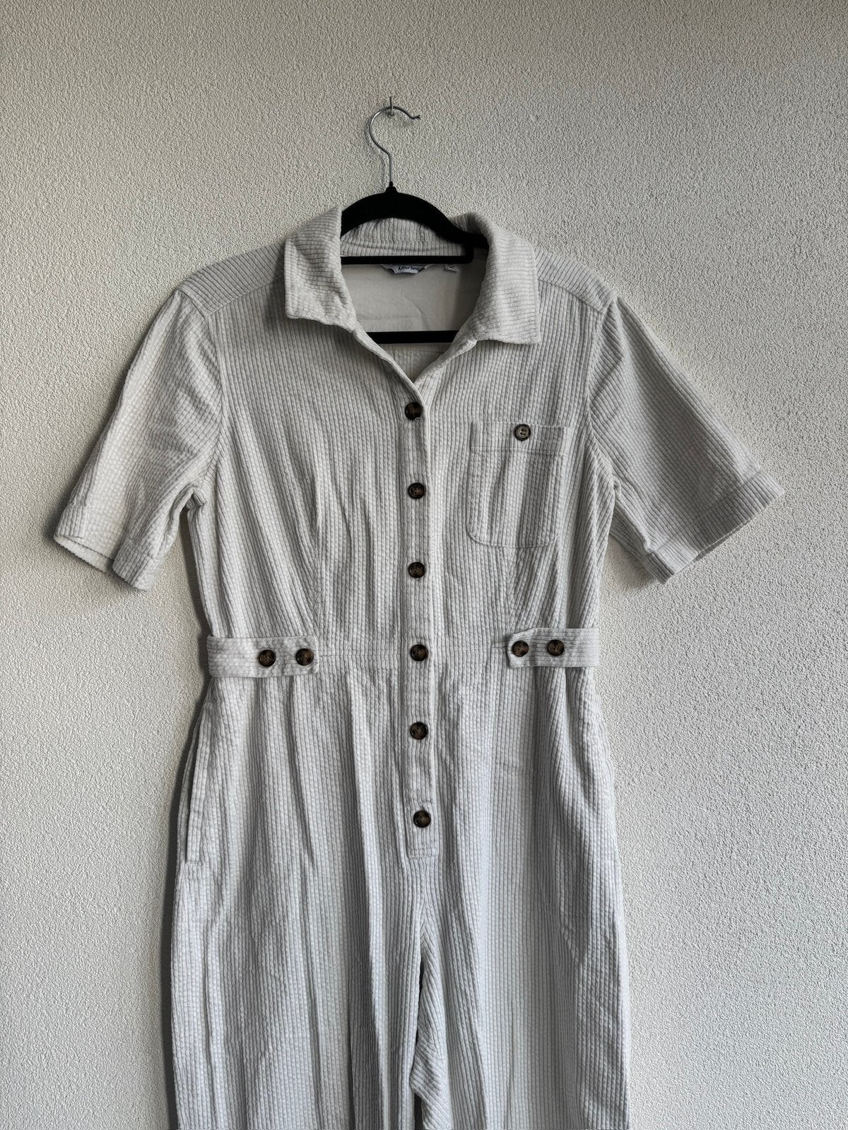 & Other Stories creme corduroy jumpsuit overall, & Other Stories, Beige, Maat 42/44 (L), & Other Stories