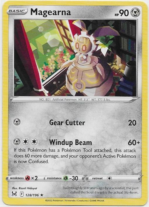 Lost Origin,  Magearna [rare] 128/196, Verzenden, Nieuw, Losse kaart