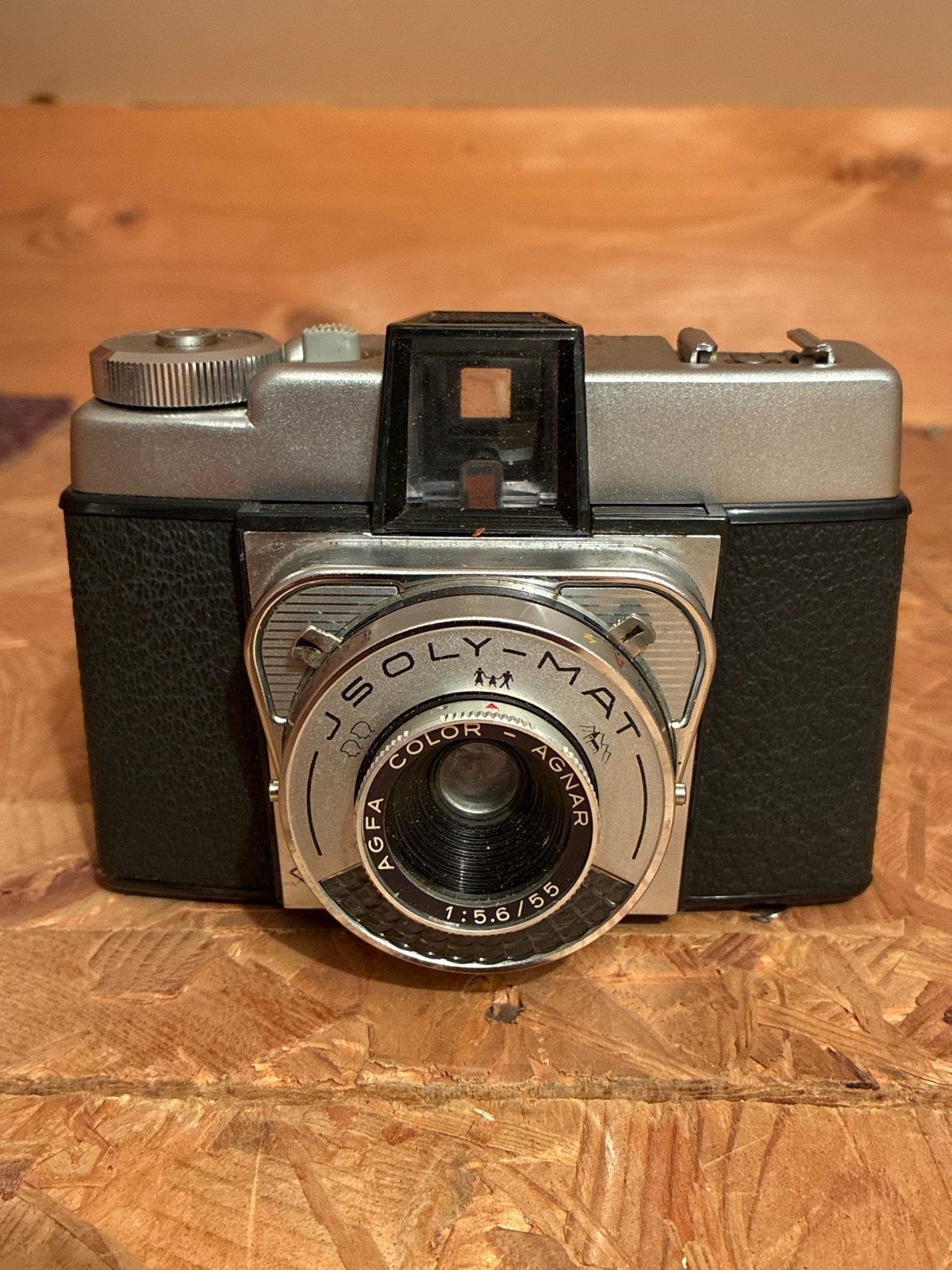 Agfa Jsoly-mat camera - Vintage, niet werkend, Audio, Tv en Foto, Fotocamera's Analoog, Ophalen of Verzenden, Niet werkend, Compact
