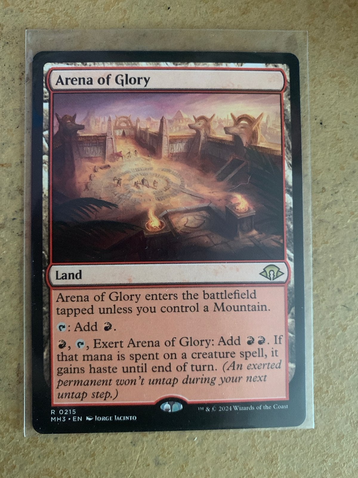 Magic the Gathering: Arena of Glory (MH3), Ophalen of Verzenden, Zo goed als nieuw, Losse kaart