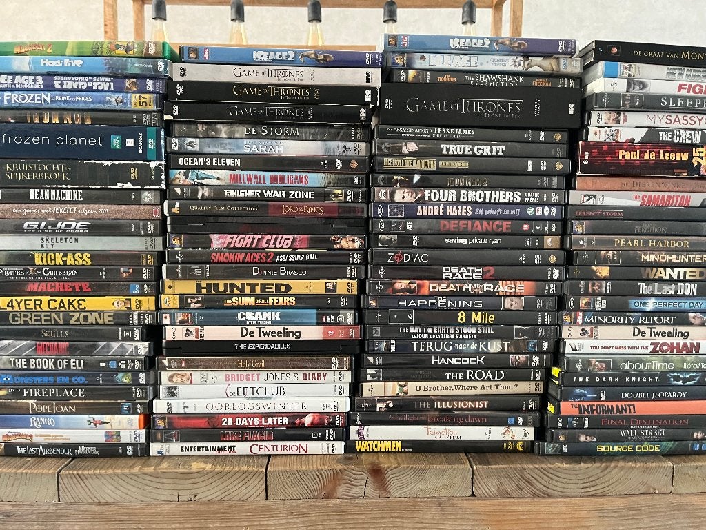 103 DVD’s en boxen, o.a. Game of Thrones, films en series, Alle leeftijden, Ophalen, Zo goed als nieuw