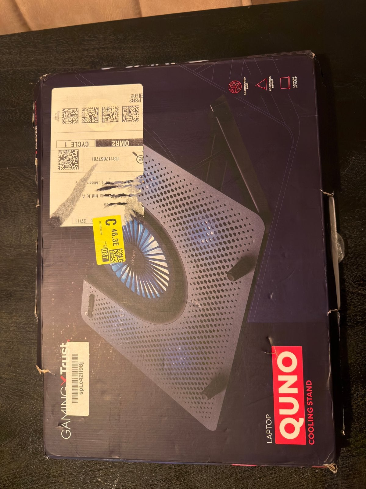 Trust GXT1125 Quno Laptop koeling standaard, Ophalen, Nieuw