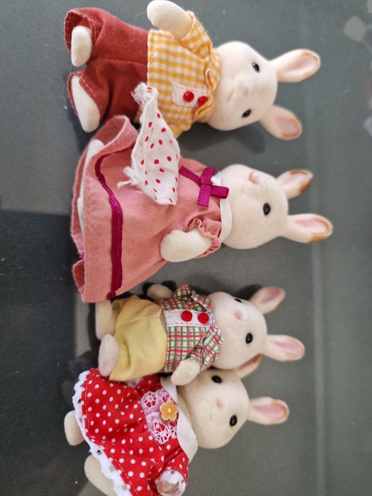Sylvanian Families Konijnenfamilie - 4 Stuks, Gebruikt, Overige merken, Overige karakters, Konijn