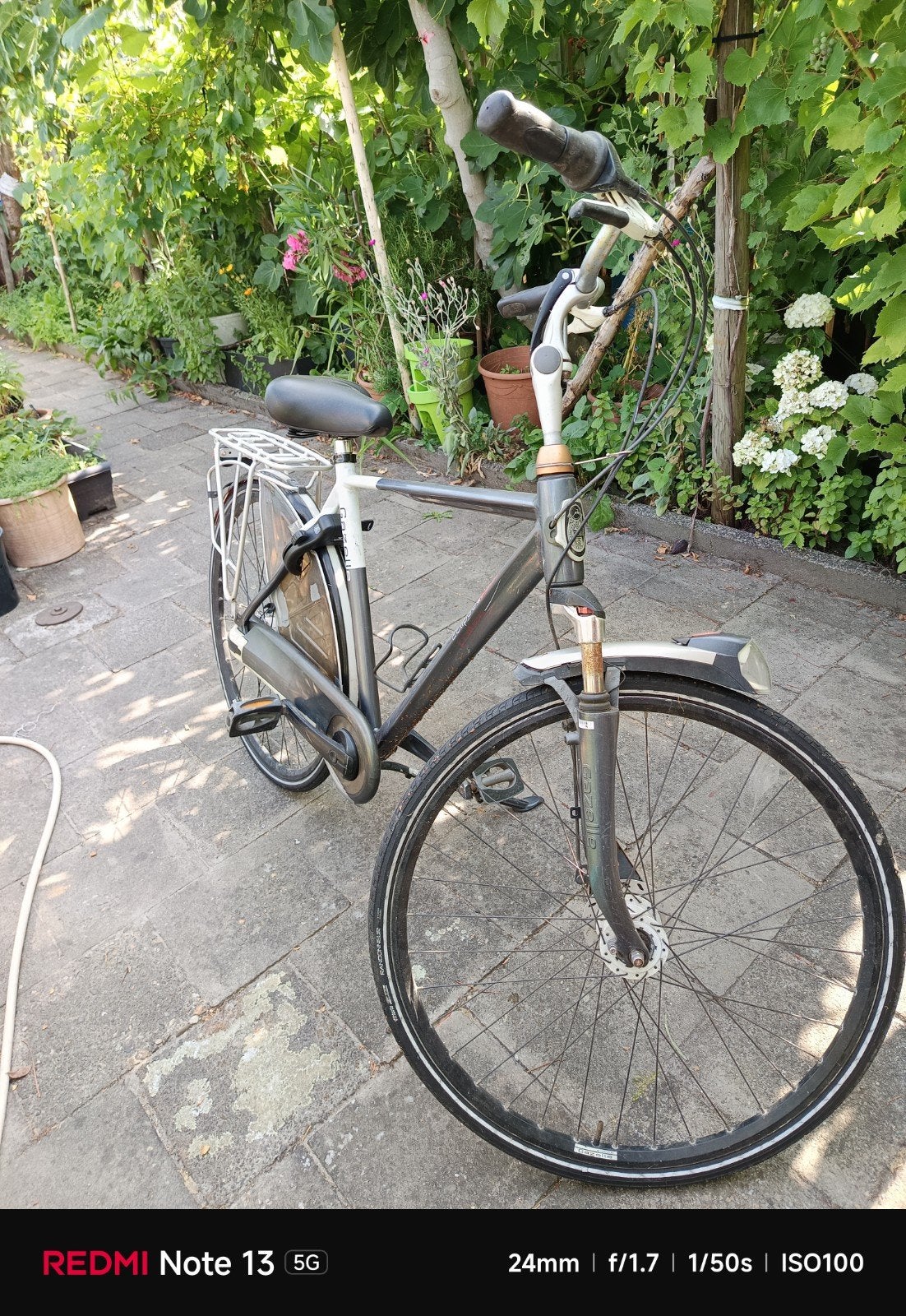 Gebruikte Gazelle fiets met mandje, Ophalen, Velgrem, Versnellingen, Gazelle