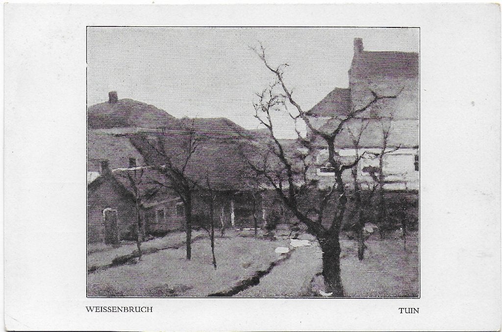 Wiessenbruch Tuin Ansichtkaart (B5791 ) Ongelopen, Ophalen of Verzenden, 1940 tot 1960, Ongelopen