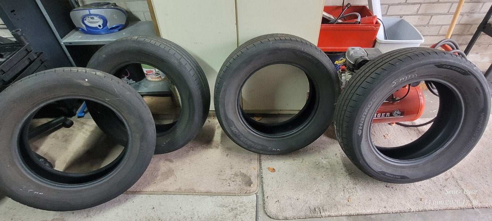 Zomerbanden 4x Hankook Ventus Prime 3x, Ophalen