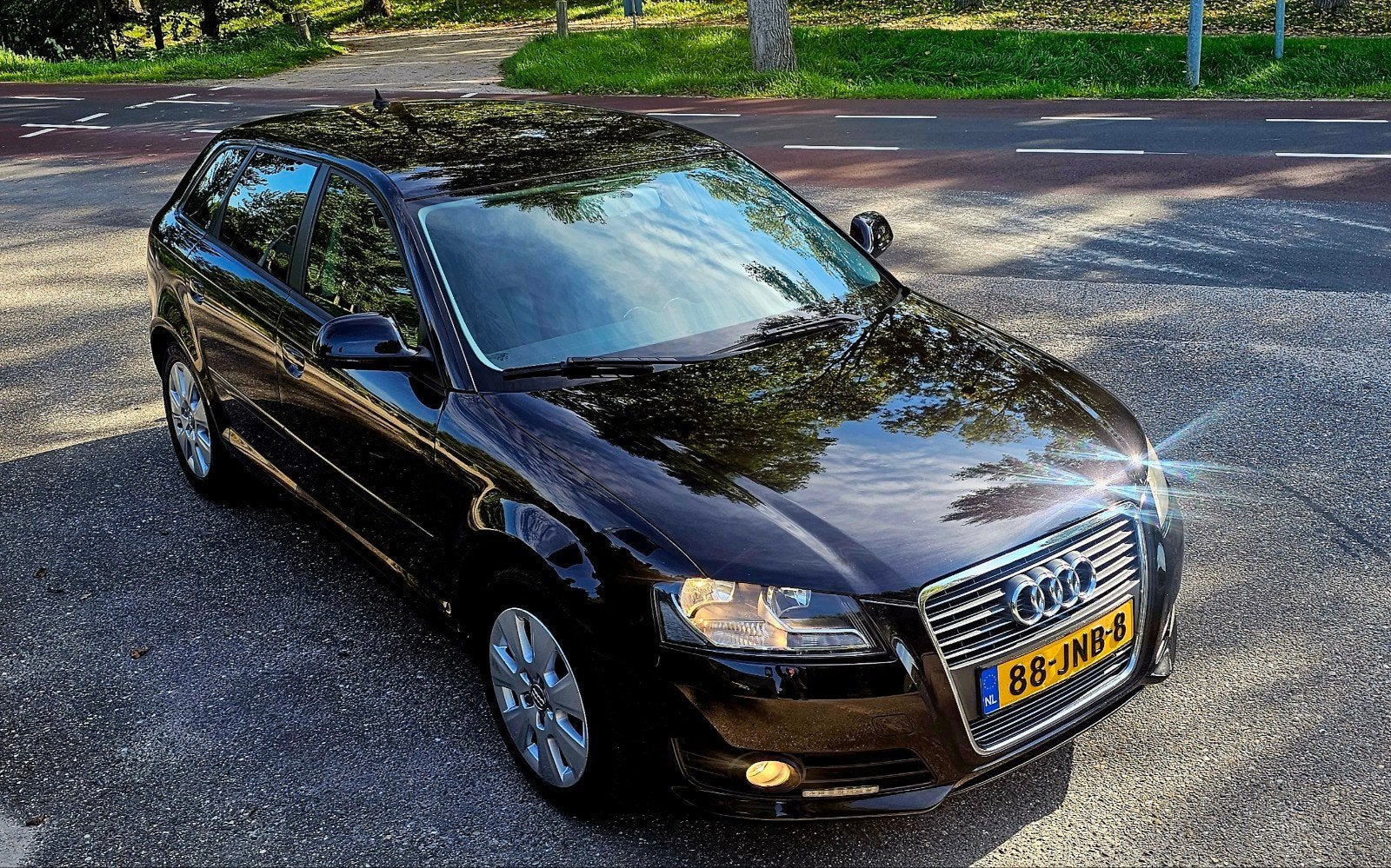 Audi A3 1.4 Tfsi 92KW Sportback S-tronic facelift 2010, Auto's, 125 pk, Zwart, 4 cilinders, Zwart