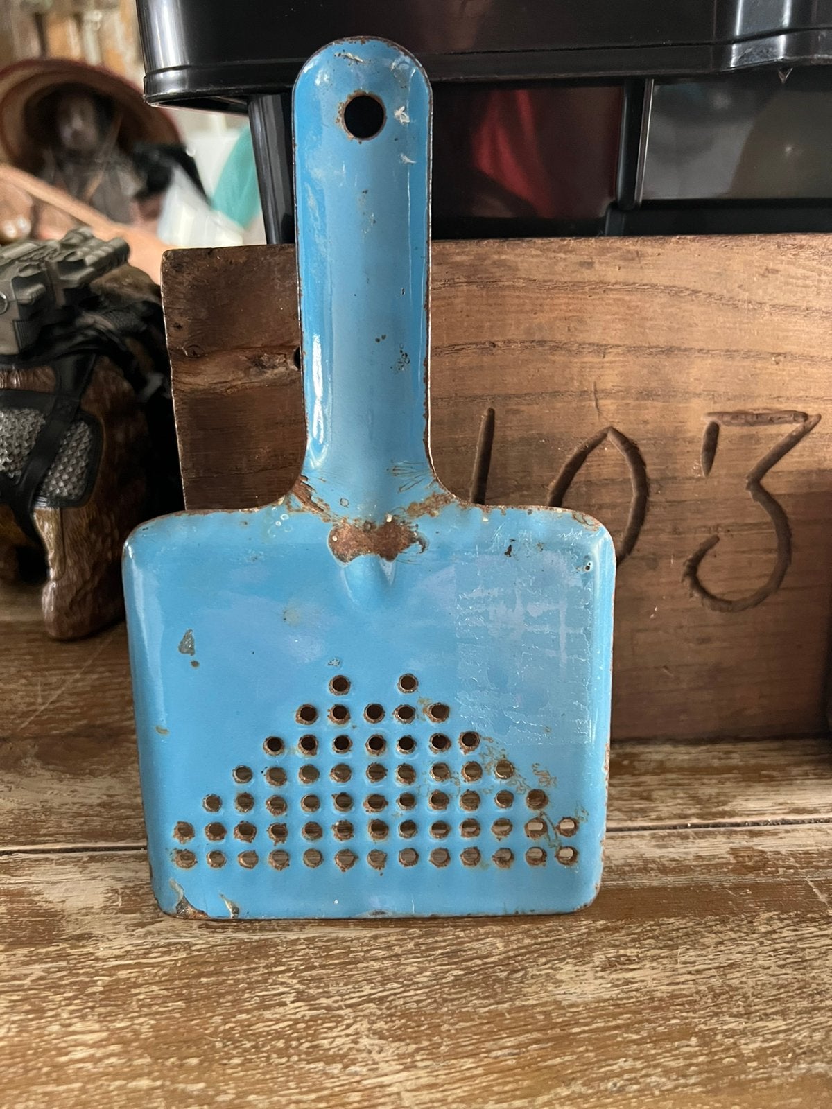 OUD EMAILLE GOOTSTEEN SCHEPJE, Antiek en Kunst, Ophalen of Verzenden