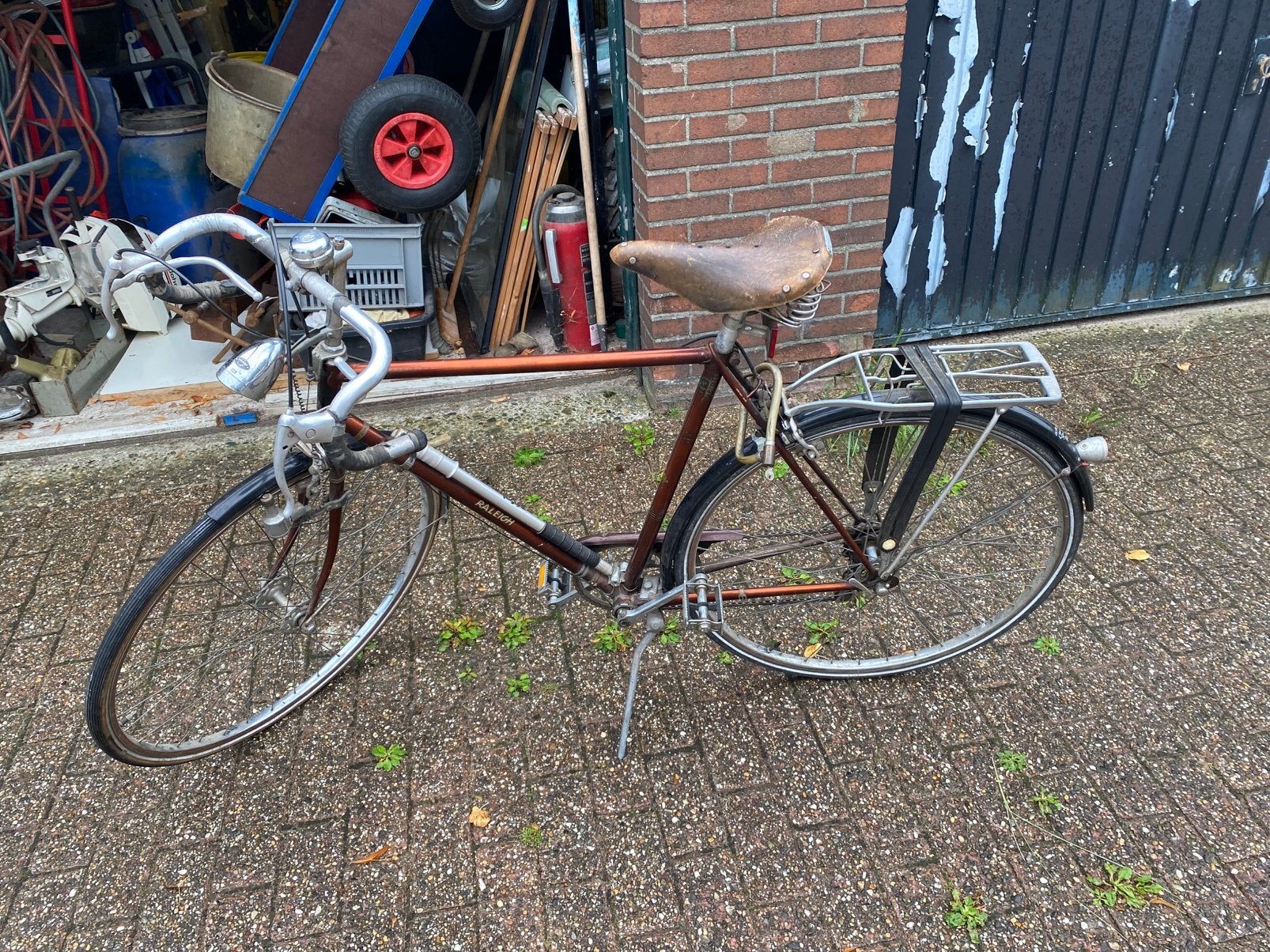 Ti Releigh Bleu Mels Club Speciaal, 55 tot 59 cm, Ophalen of Verzenden, Velgrem, Jaren '50