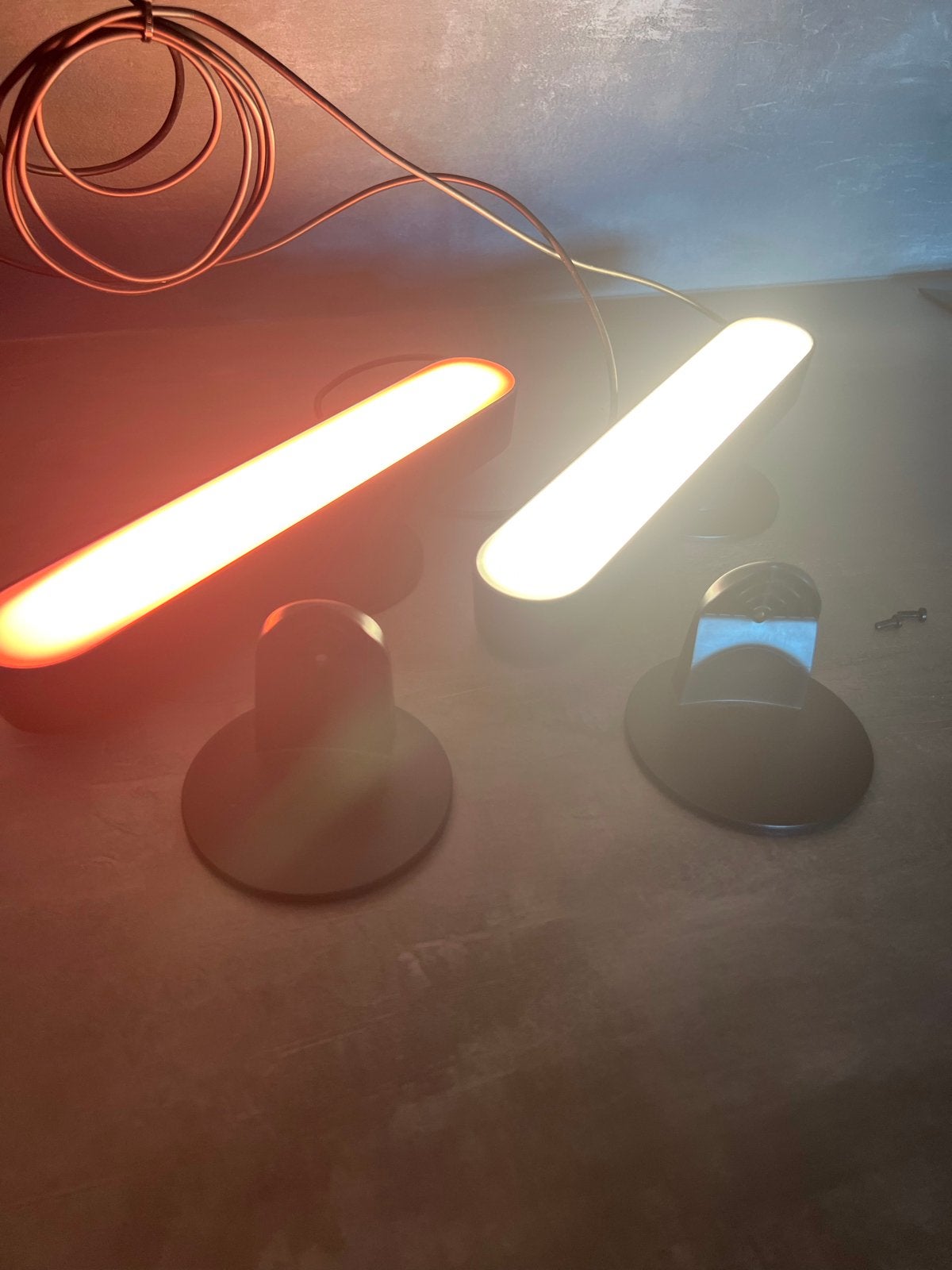 Philips Hue Play Lichtbalken (2x) White & Color Ambiance, Gebruikt, Meerkleurig, Ophalen of Verzenden, Philips Hue