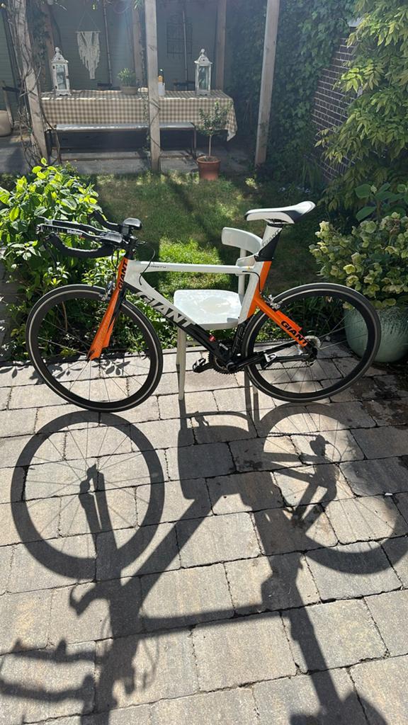 Giant Trinity racefiets - Zo goed als nieuw, 28 inch, Velgrem, Zo goed als nieuw, 61 tot 65 cm