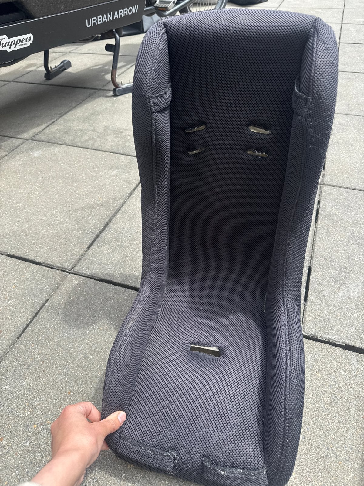 Urban Arrow Kinderzitje - Comfortabel en Veilig, 15 t/m 36 kg, Ophalen, Overige merken, Gebruikt