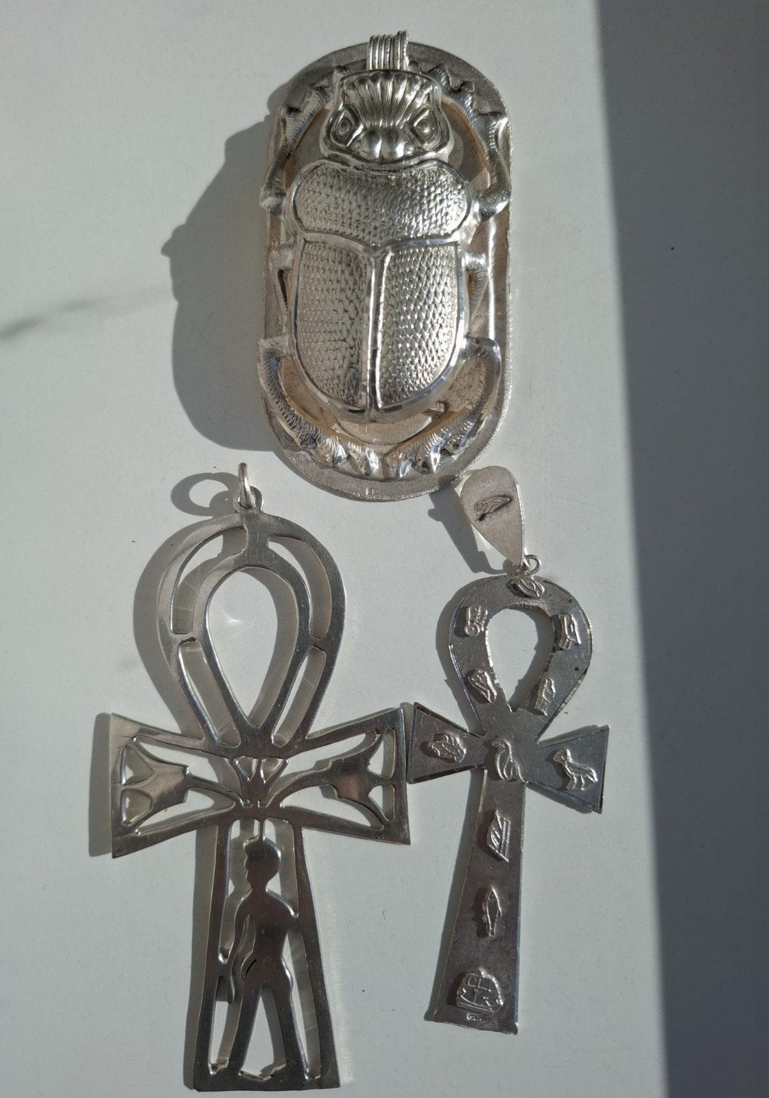 grote zilveren hangers 20ste eeuw., Ophalen of Verzenden, Zilver