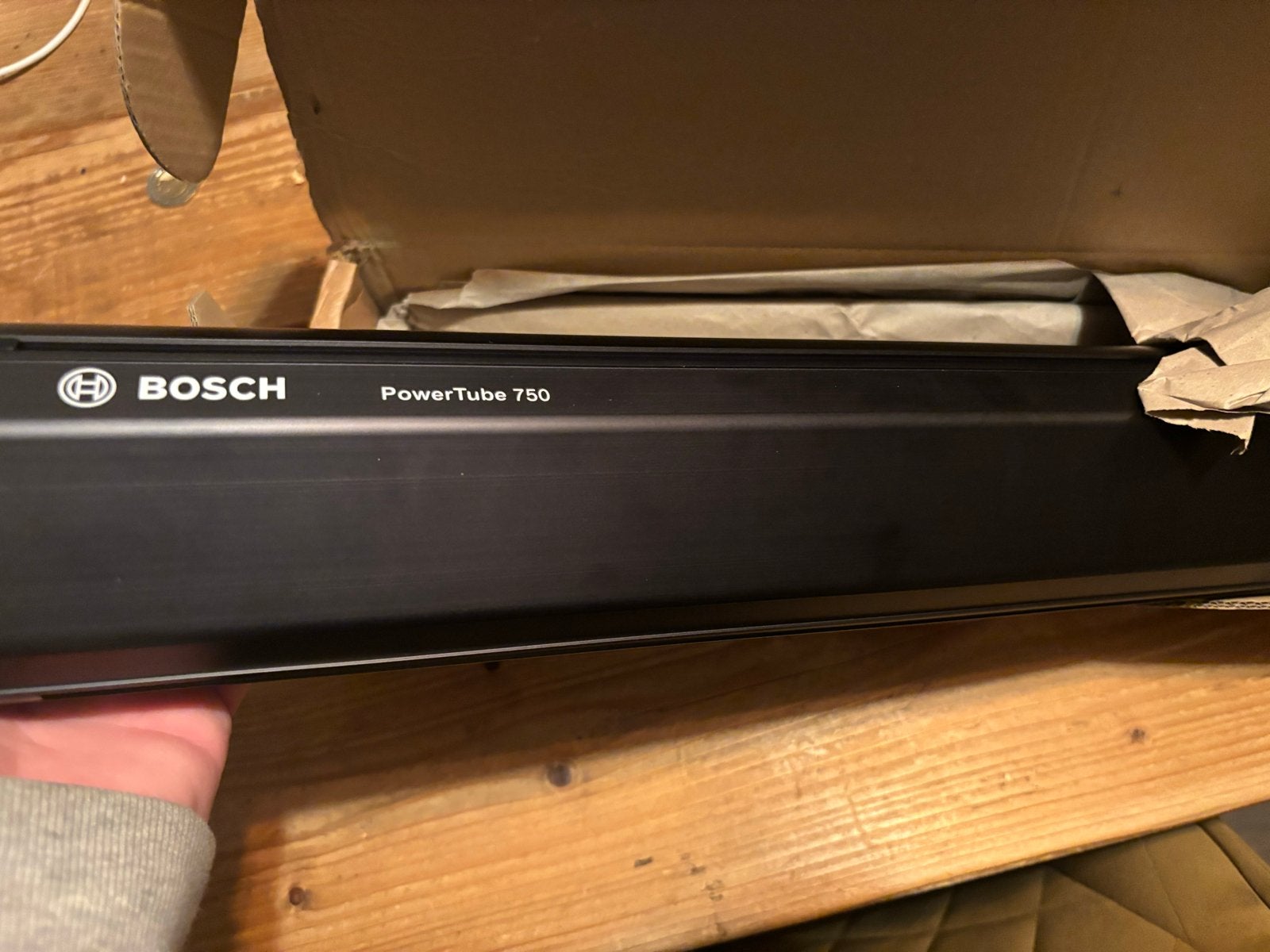 Bosch PowerTube 750 accu - Nieuw of als nieuw, Ophalen of Verzenden, Zo goed als nieuw