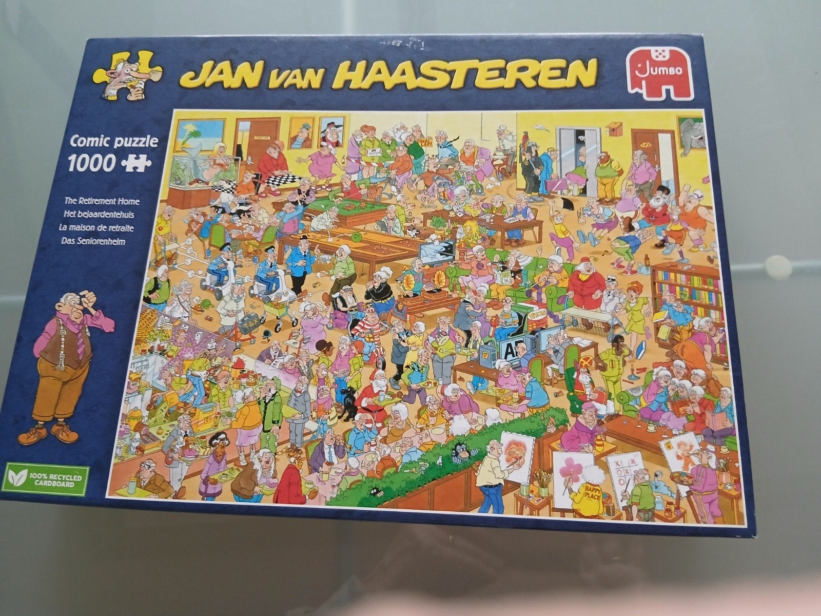 Jan van Haasteren 1000 stukjes ., Hobby en Vrije tijd, Ophalen, 500 t/m 1500 stukjes, Zo goed als nieuw