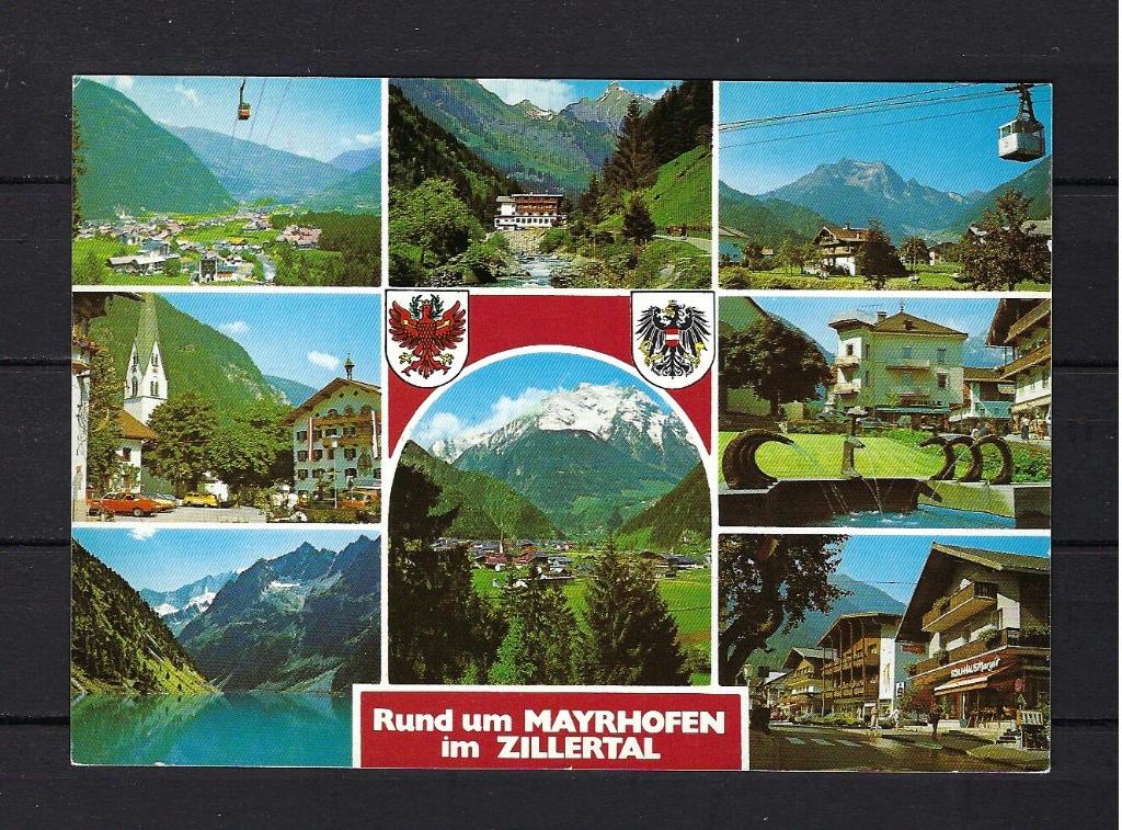 852 Oostenrijk, Rund um Mayrhofen, Verzamelen, Ophalen of Verzenden, Gelopen, Oostenrijk