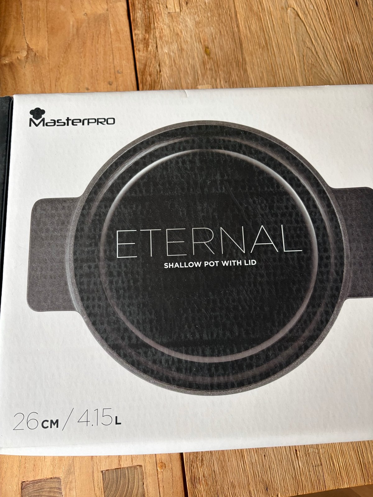 Gietijzeren pan MasterPRO Eternal - Zo goed als nieuw, Huis en Inrichting, Ophalen, Met deksel, Zo goed als nieuw, Overige merken