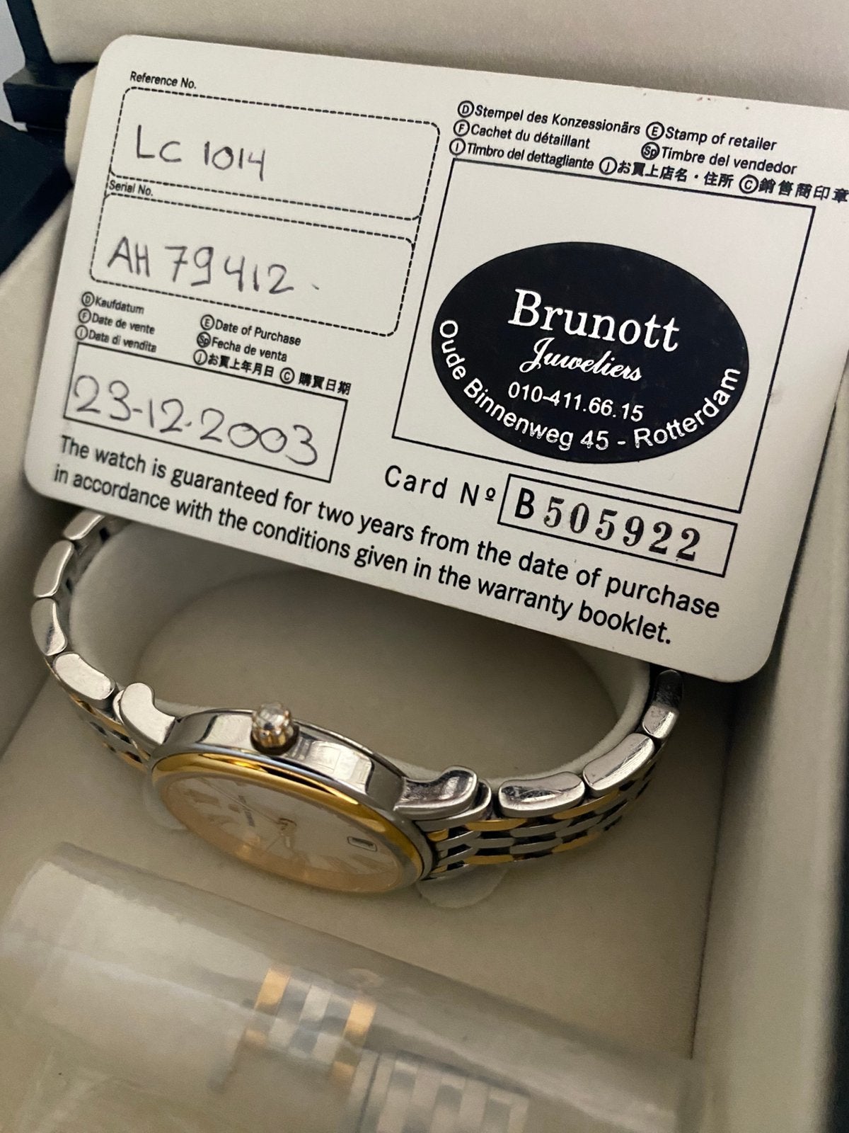 Maurice Lacroix dameshorloge LC1014 staal/goud, Overige merken, Staal, Staal, Verzenden