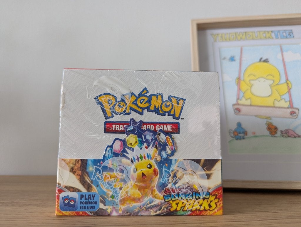 Pokémon Surging Sparks Booster Box, Ophalen of Verzenden, Nieuw, Boosterbox, Foil