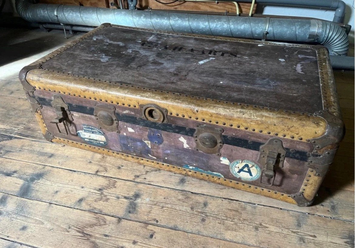Vinted koffer 1949, Ophalen of Verzenden, Gebruikt, 100 tot 150 cm