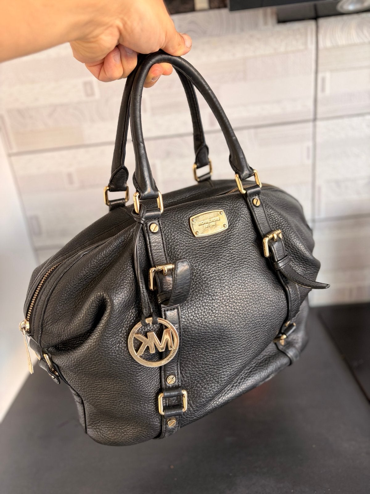 Michael Kors handtas zwart, Ophalen of Verzenden, Gebruikt, Zwart, Handtas