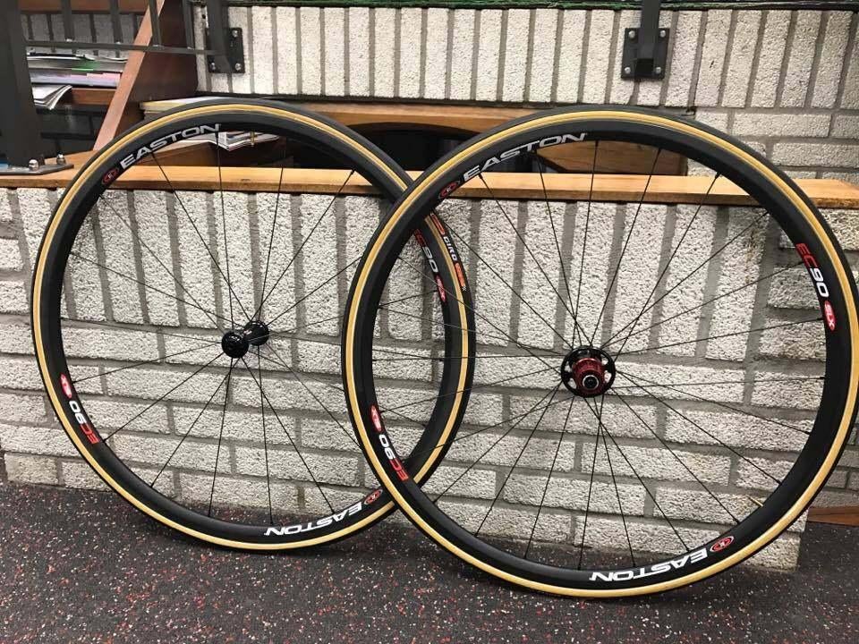Easton EC90SLX Carbon wielset voor tubes *UITVERKOOP*, Fietsen en Brommers, Fietsonderdelen, Nieuw, Wiel, Ophalen of Verzenden