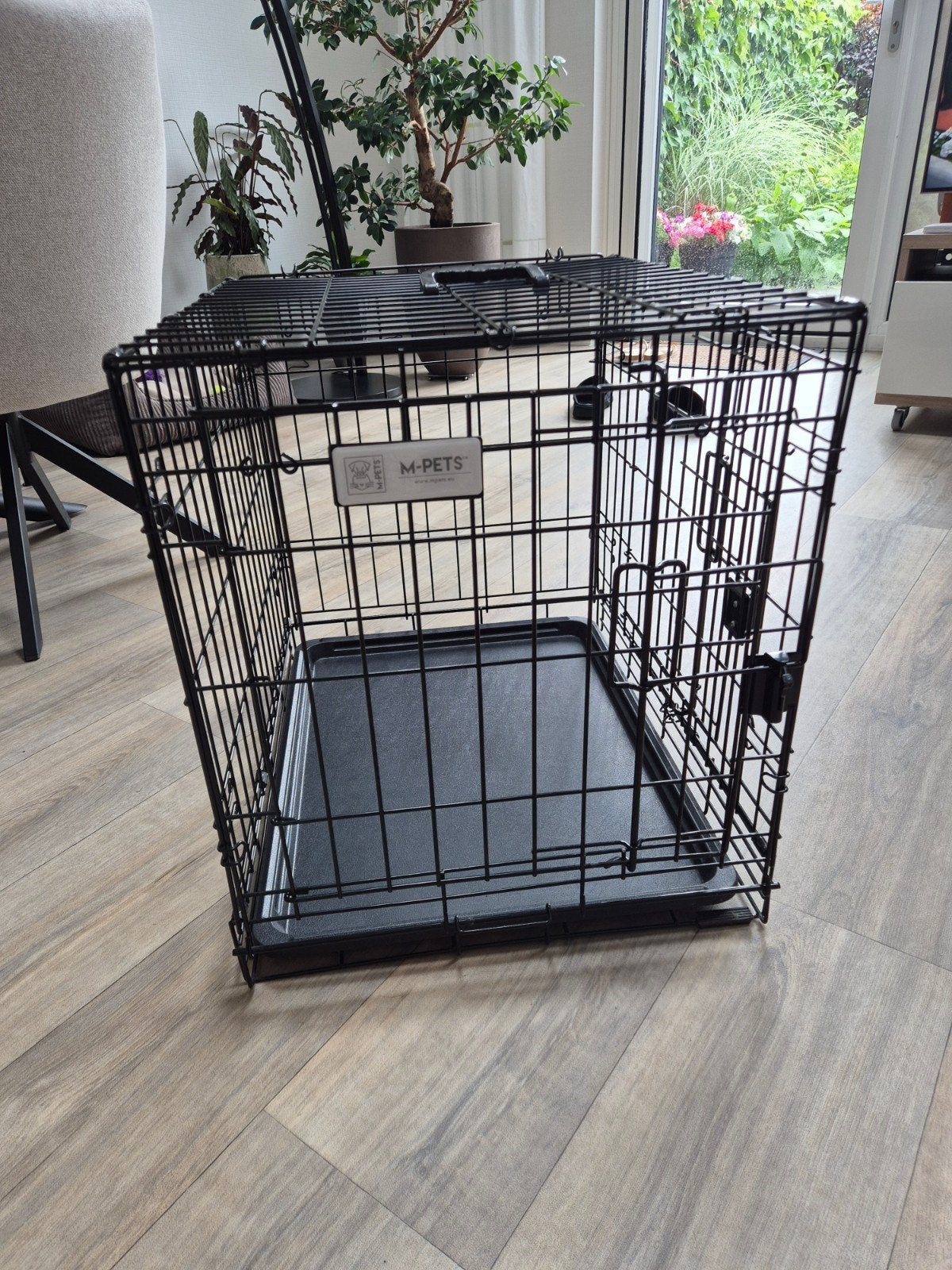 Hondenbench 60x46x52 (lxbxh) zwart, Dieren en Toebehoren, Hondenbenches, Ophalen of Verzenden, Zo goed als nieuw
