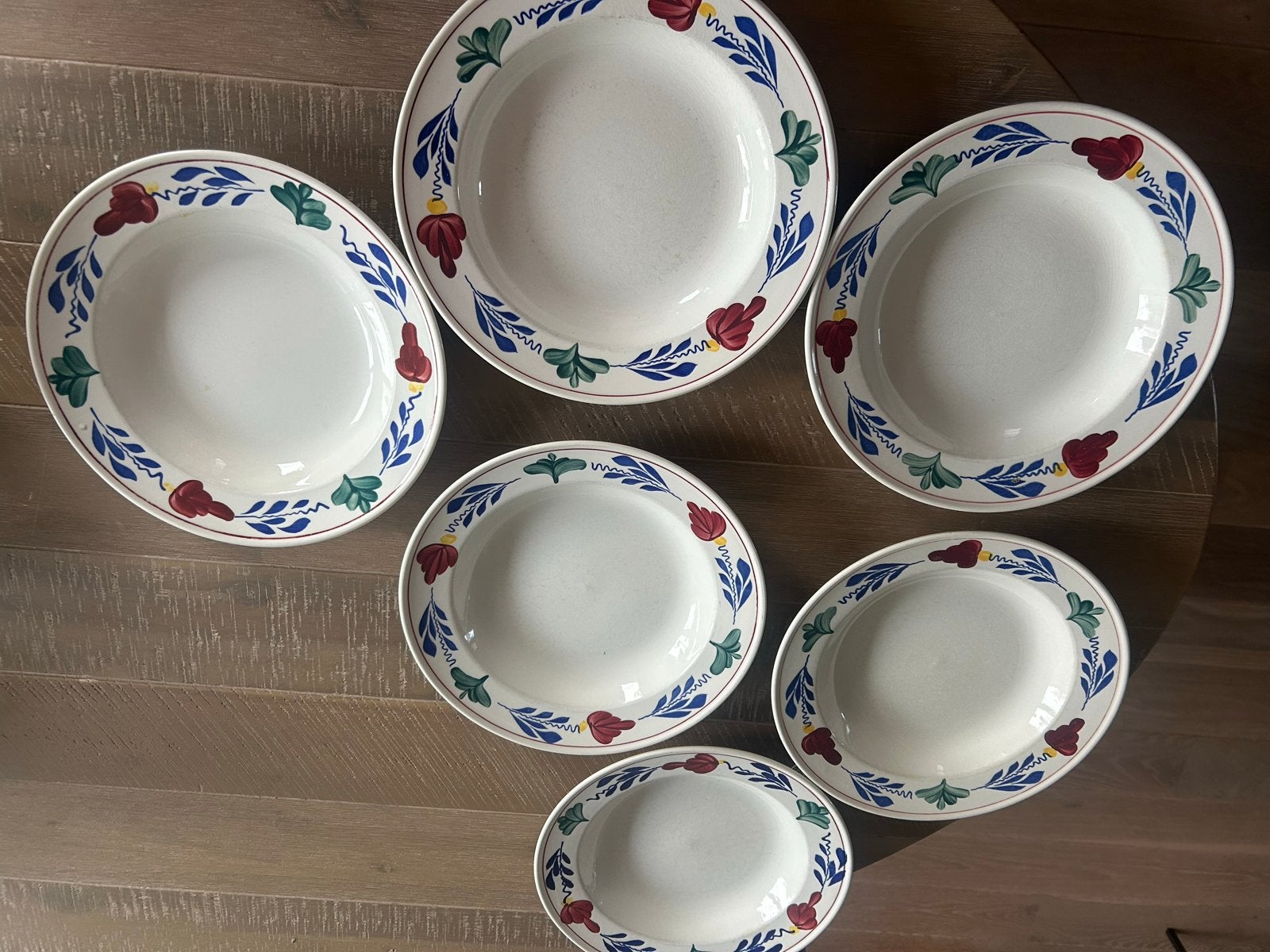 Diverse Boerenbont Servies - Gebruikt, Zeer Goede Staat, Gebruikt, Keramiek, Landelijk/Boerenbont, Ophalen of Verzenden