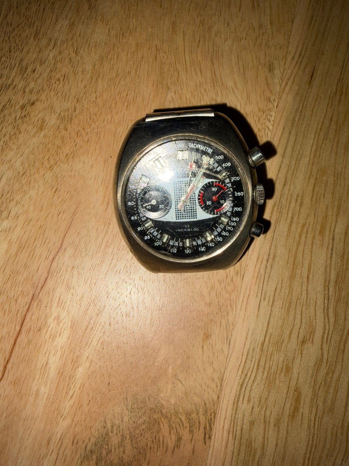 Excellent. Chronograaf, Sieraden, Tassen en Uiterlijk, Overige merken, Gebruikt, Staal, Verzenden