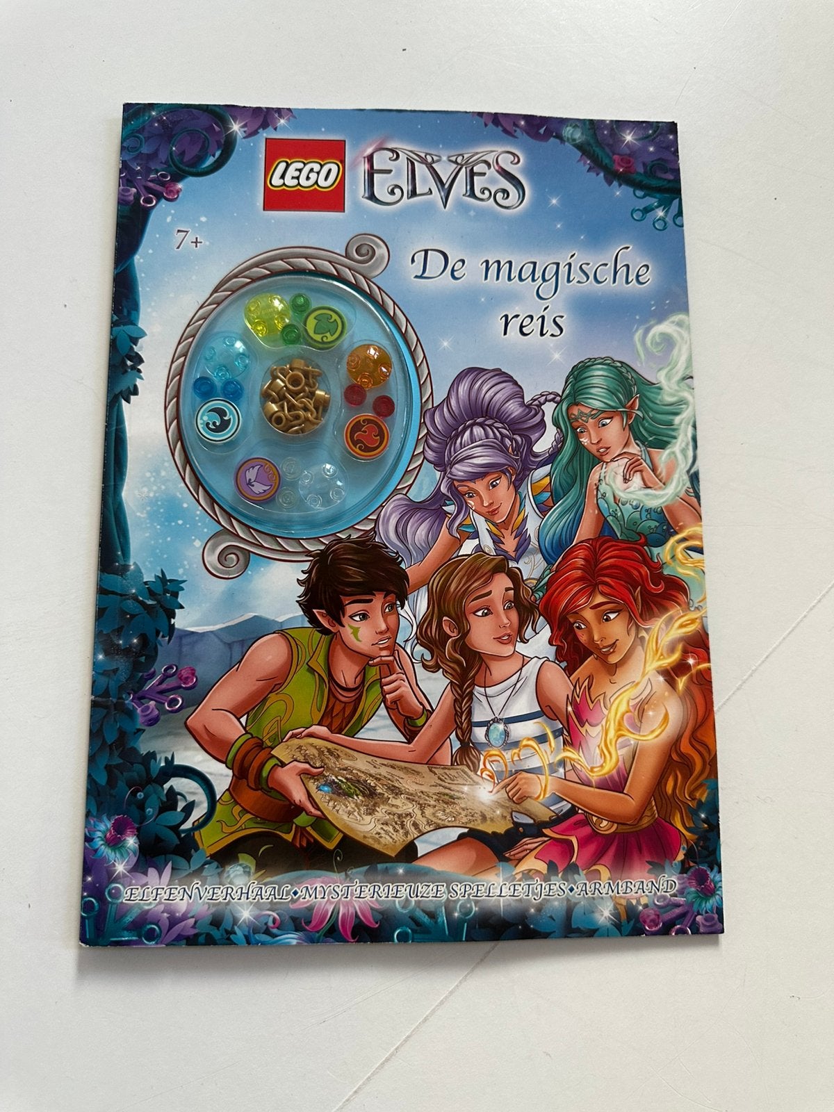 Lego Elves doeboek De Magische Reis, met armband, nieuw, Overige thema's, Lego, Ophalen of Verzenden, Zo goed als nieuw