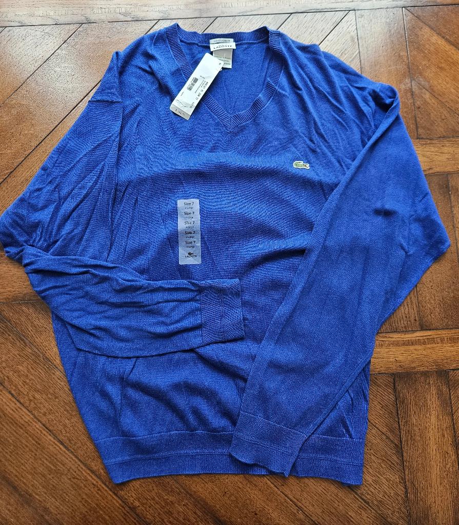 Lacoste trui XL 7 nieuw blauw, Blauw, Lacoste, Ophalen of Verzenden, Maat 56/58 (XL)