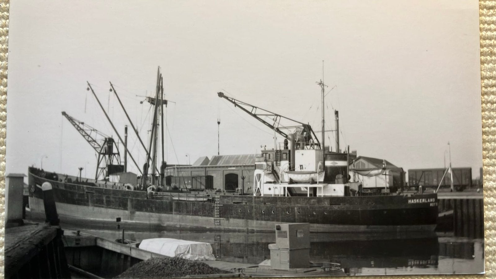 Harlingen Haven  HASKERLAND (1937) SSM, Ophalen of Verzenden, 1920 tot 1940, Friesland