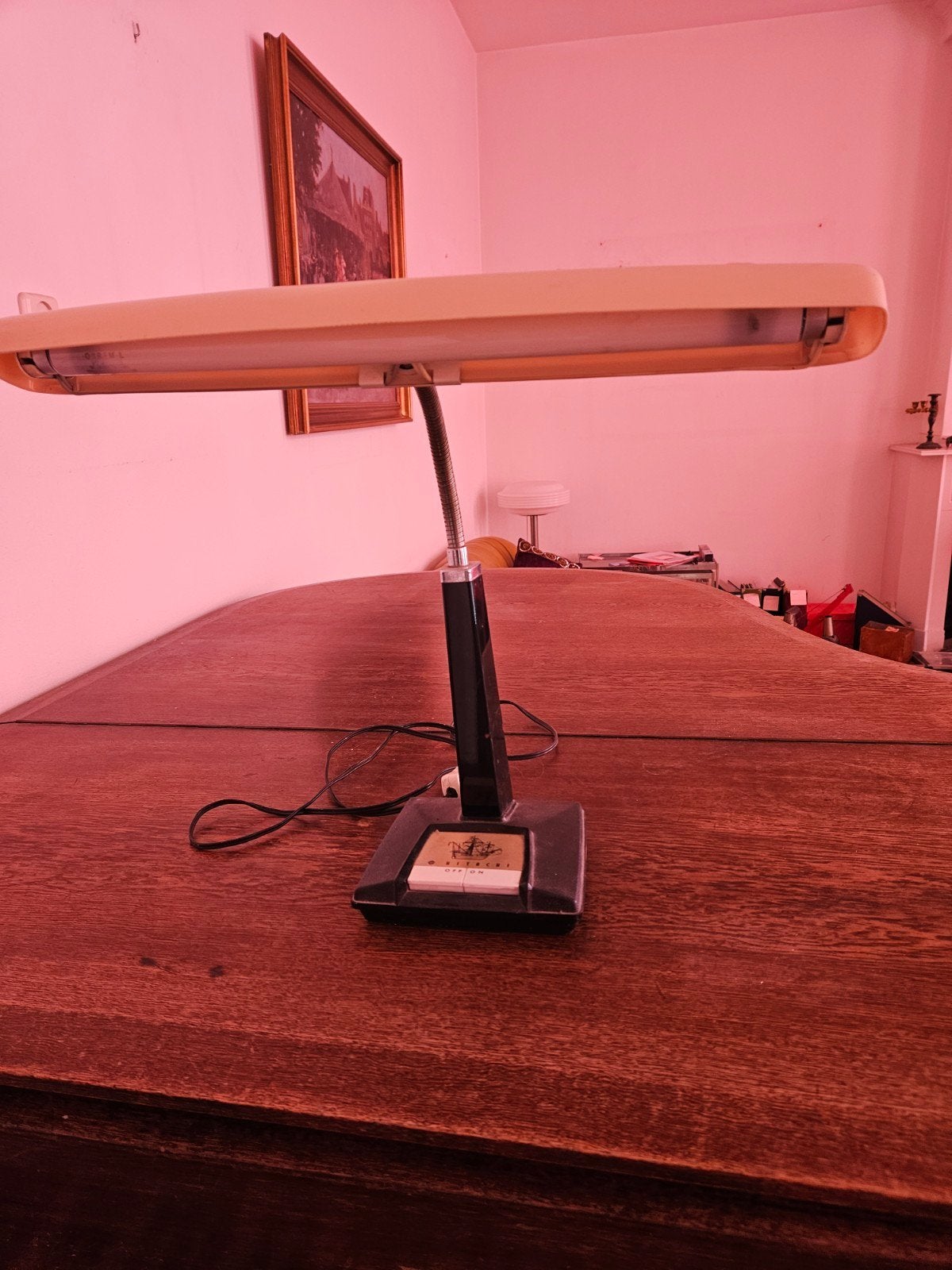 Vintage Hitachi Pianolamp - Retro Bureaulamp, Ophalen
