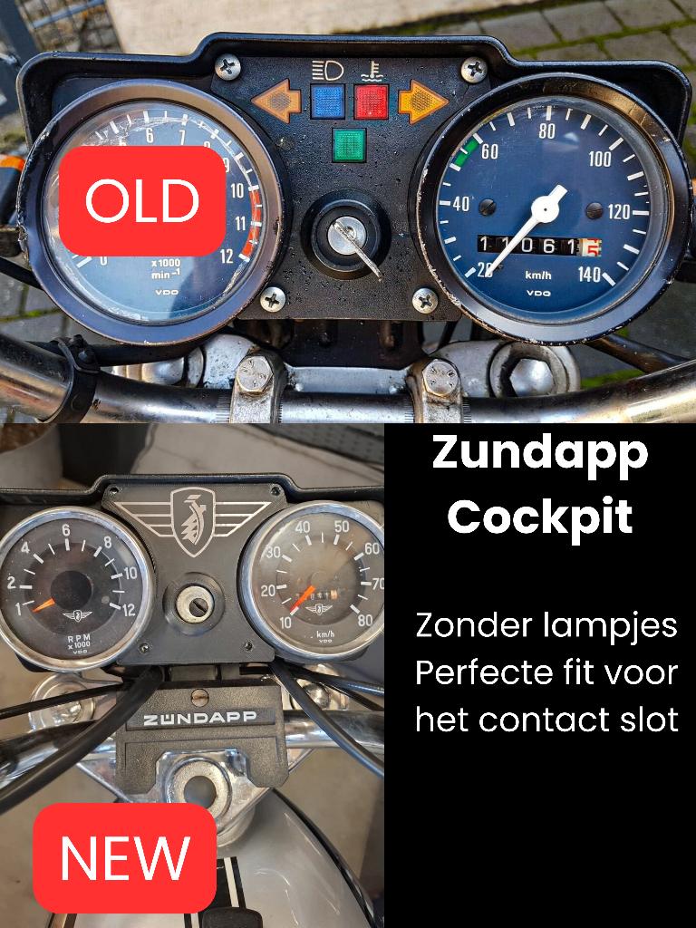 Zundapp Cockpit Instrumenten Paneel, Overige typen, Nieuw, Ophalen of Verzenden, NEV3D