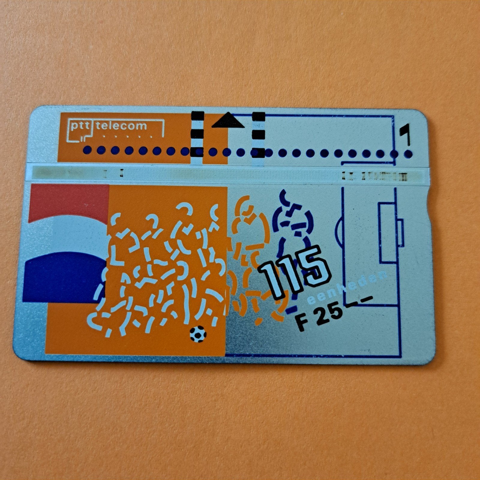 PTT Telecom telefoonkaart KNVB voetbal 115 eenheden, Ophalen of Verzenden, Nederland